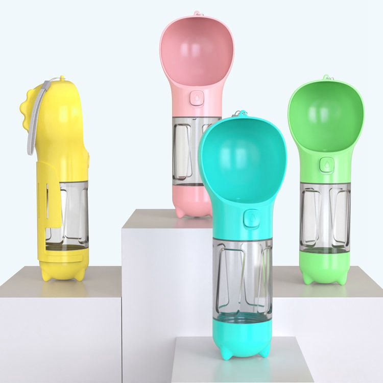 Pet Portable Multifunction Travel Water Feeder Bottle