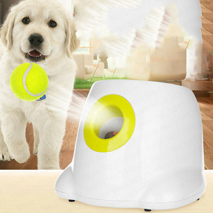 Automatic Interactive Pet Ball Launcher For Fun Exercise