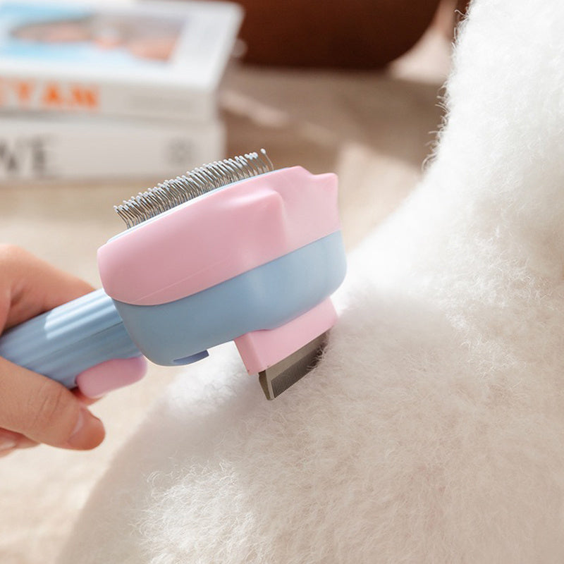 Pet Deshedding and Dematting Grooming Brush for Pets
