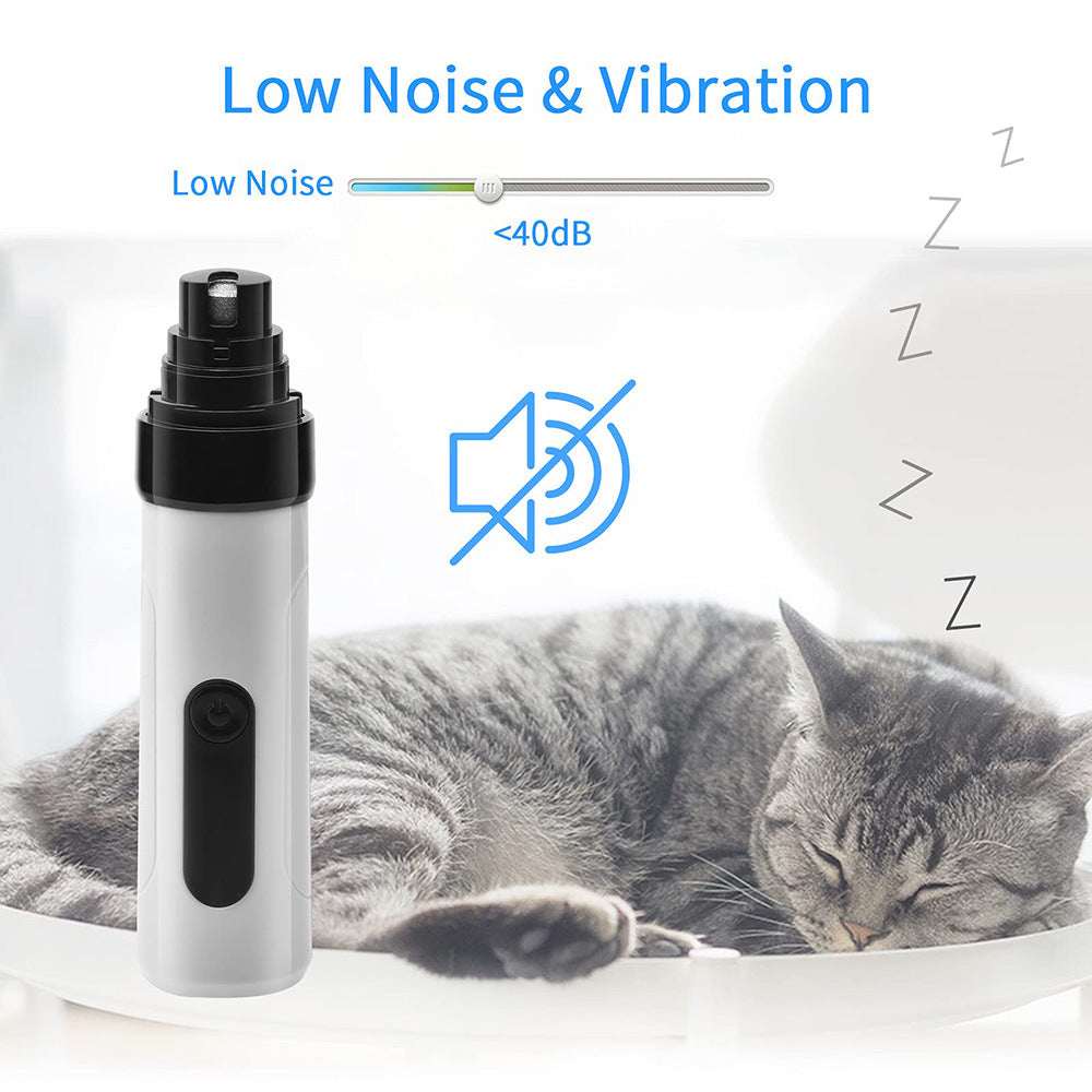 Rechargeable Electric Pet Nail Clipper And Grinder