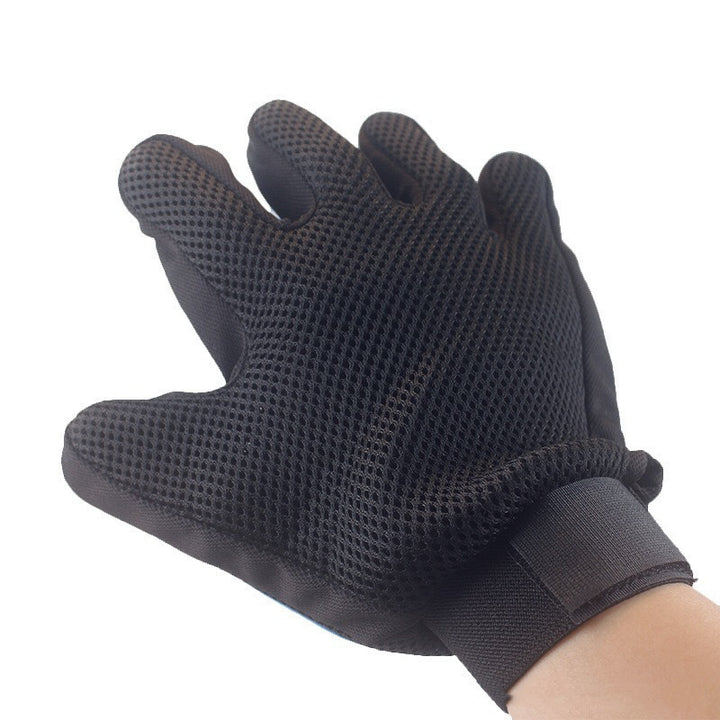 Five-Finger Pet Shower Gloves With Spray Massage Brush