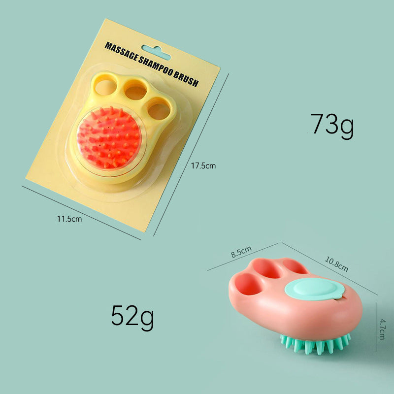 Pet Bath Massage Brush Comb Grooming Tool