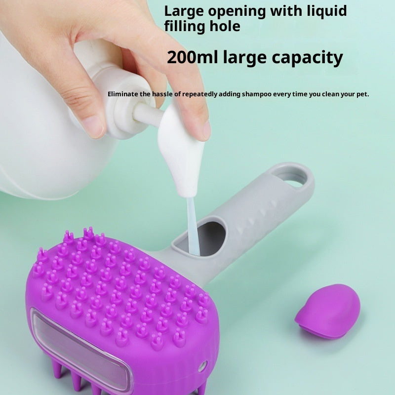Pet Shower Brush Hair Cleaning Bath Tool