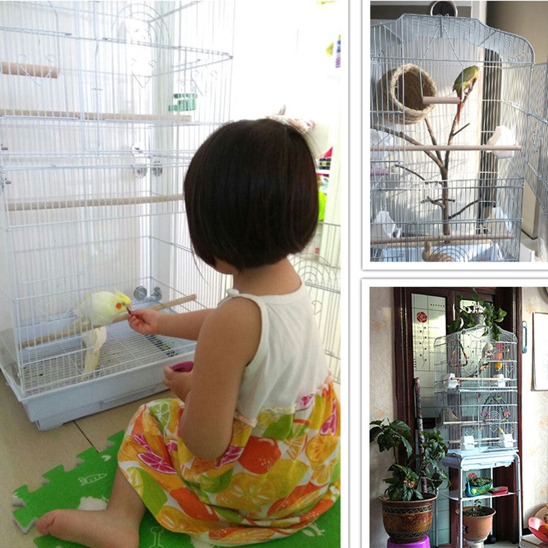 Pet Portable Wire Bird Parrot Display Cage