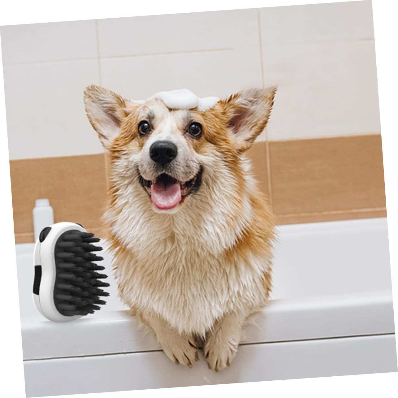 Pet Bath Brush Grooming Comb And Cleaning Glove