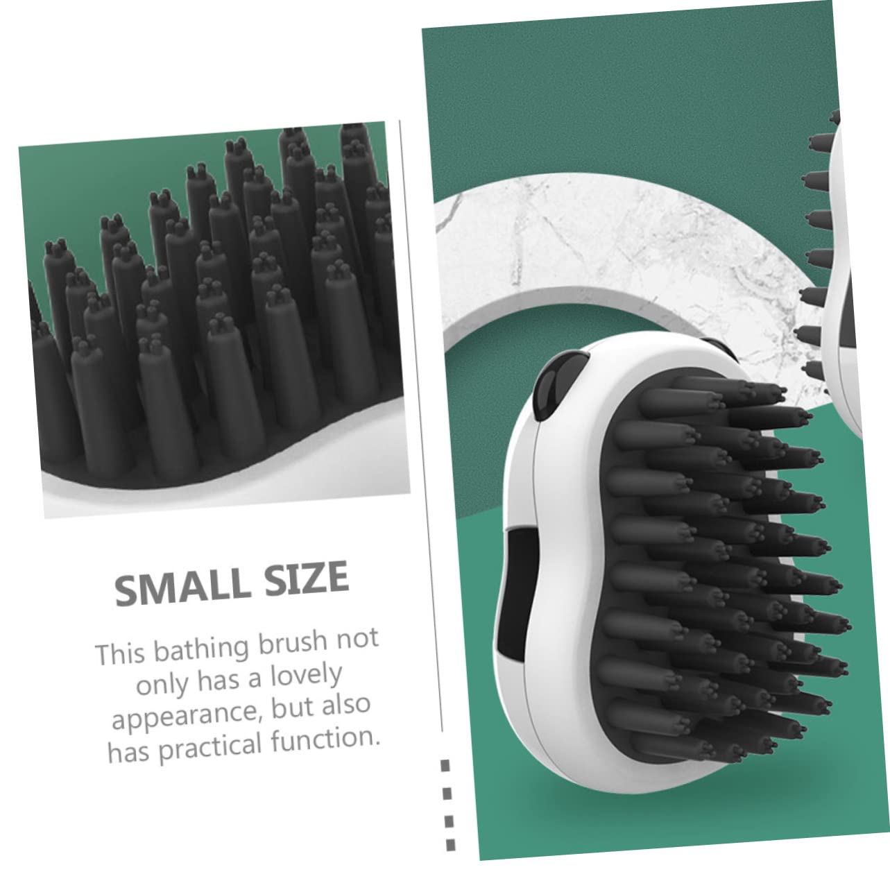 Pet Bath Brush Grooming Comb And Cleaning Glove