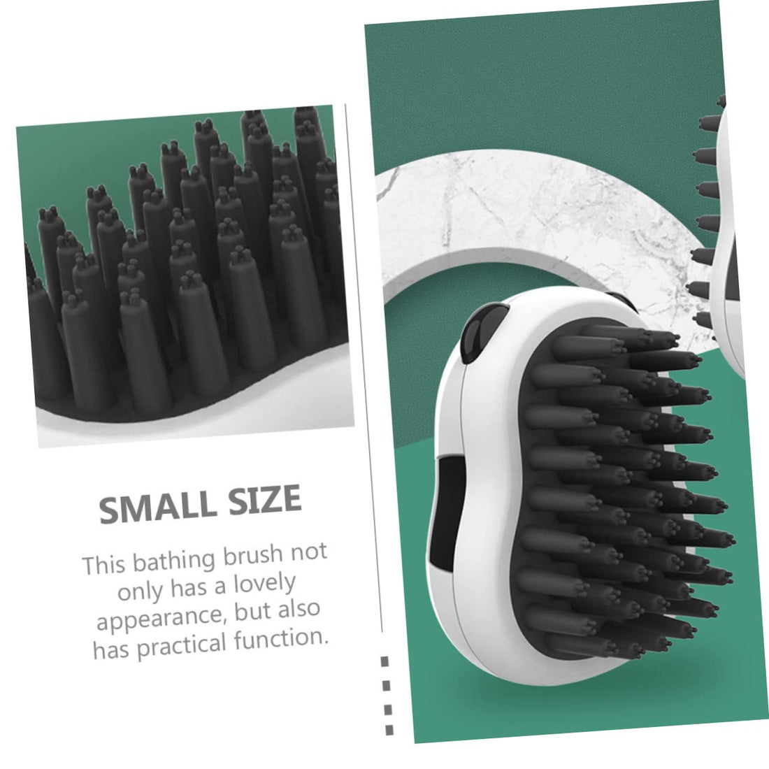 Pet Bath Brush Grooming Comb And Cleaning Glove