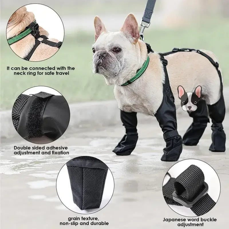 Pet Waterproof Adjustable Breathable Outdoor Paw Protection Boots