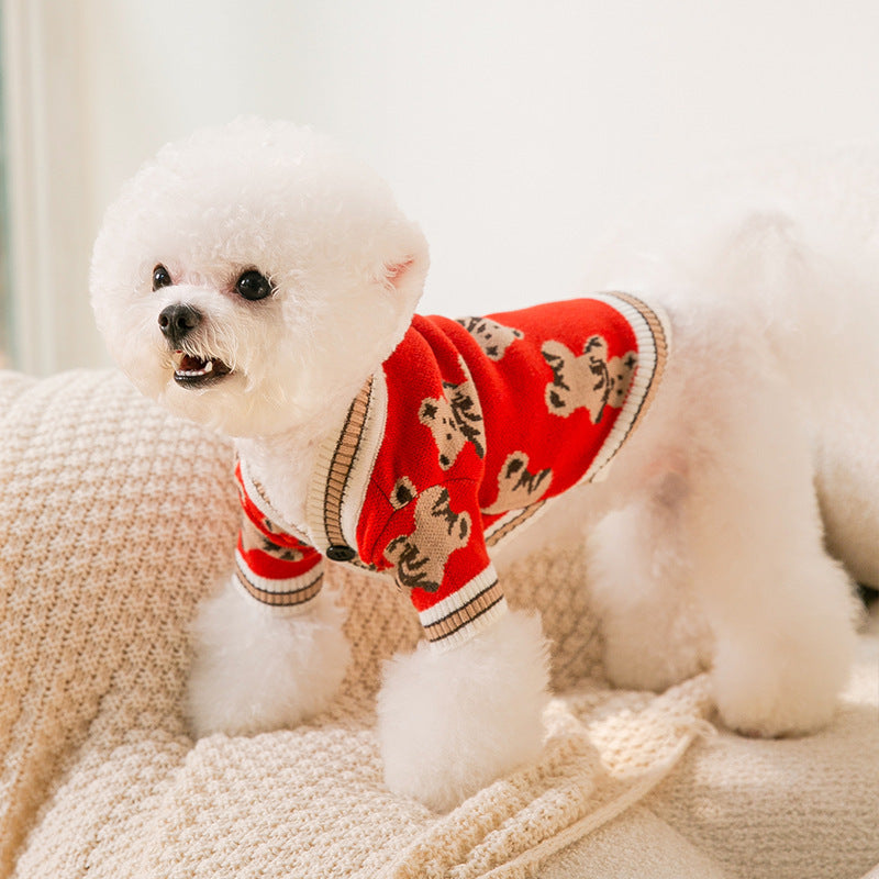 Warm Knitted Pet Sweater
