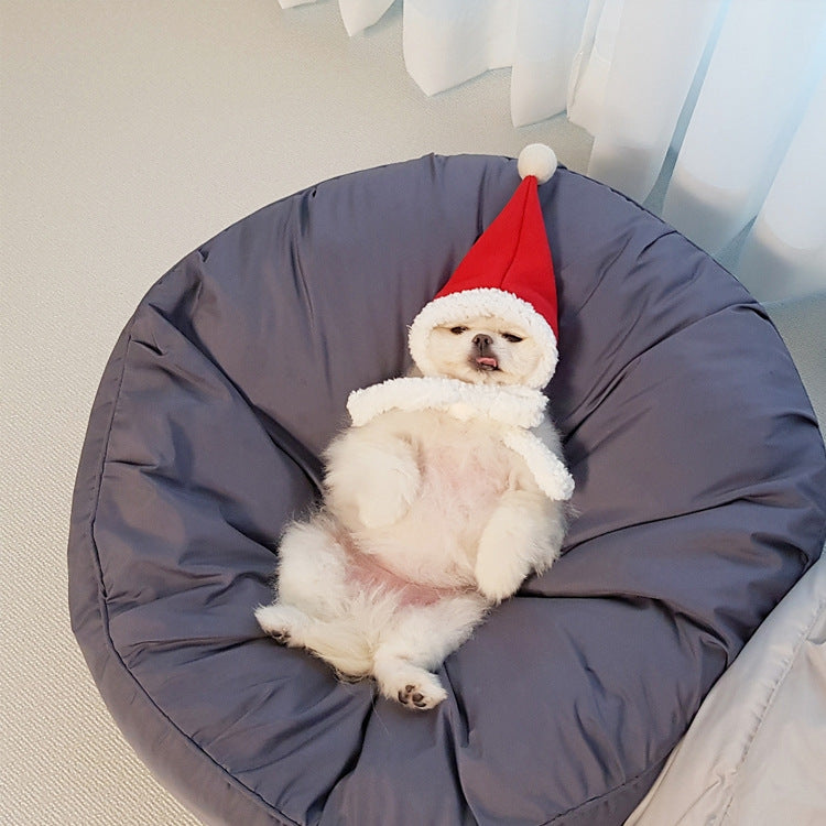 Moisture-Proof Washable Large Round Pet Bed