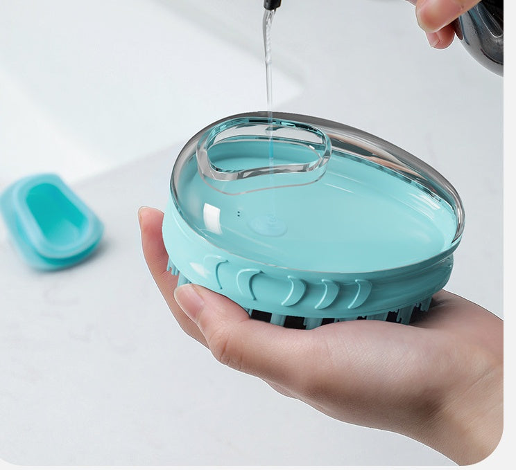 New Pet Bath Massage And Cleaning Brush
