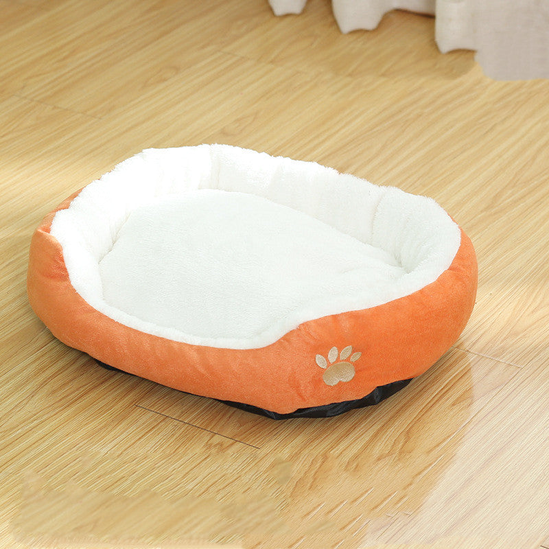 Removable Washable Round Pet Kennel Bed