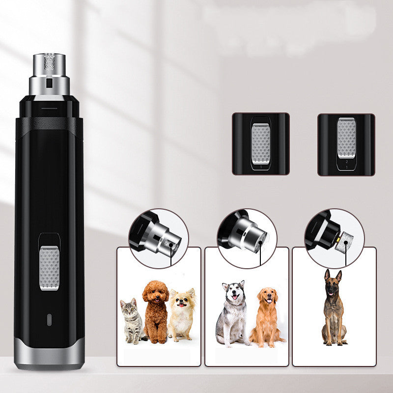 High-Power Electric Pet Nail Trimmer With USB Charging