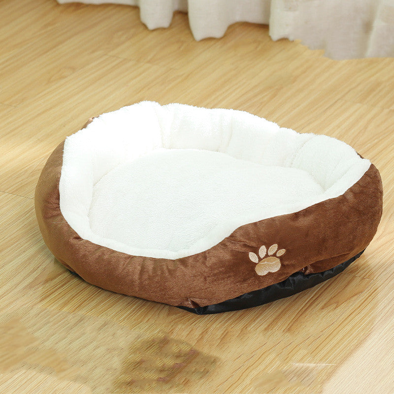 Removable Washable Round Pet Kennel Bed
