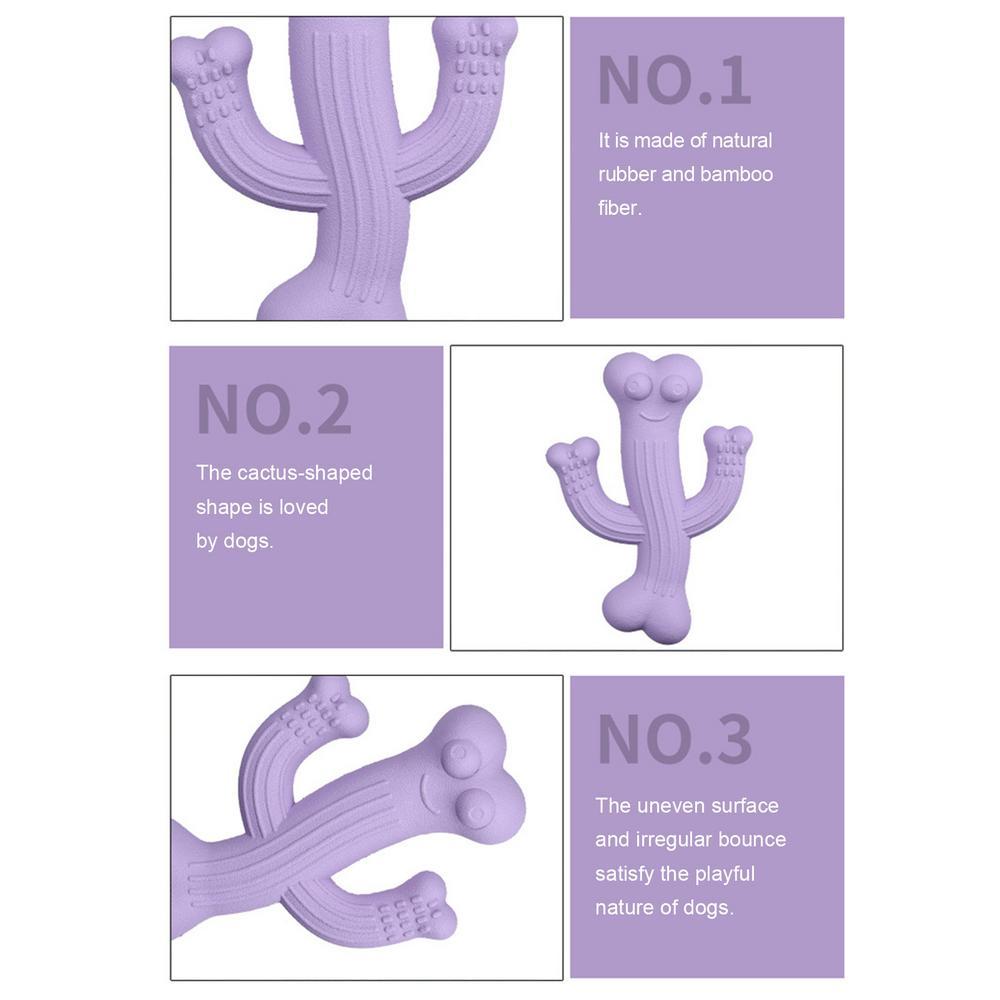 Ultra-Durable Cactus Pet Chew Toy