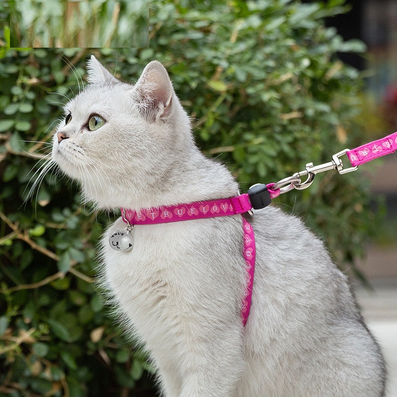 Pet Bell Chest Strap Adjustable Leash Harness