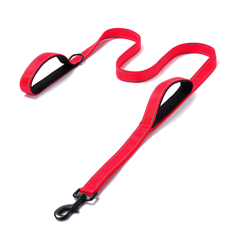 Double-Layer Reflective Nylon Pet Leash