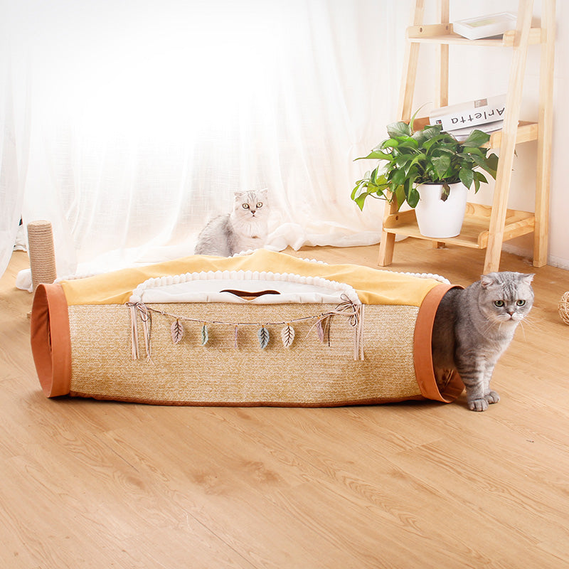 Red Pet Litter Roll Interactive Toy