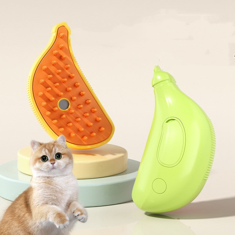Pet 3 In 1 Steam Brush Grooming Massage Comb
