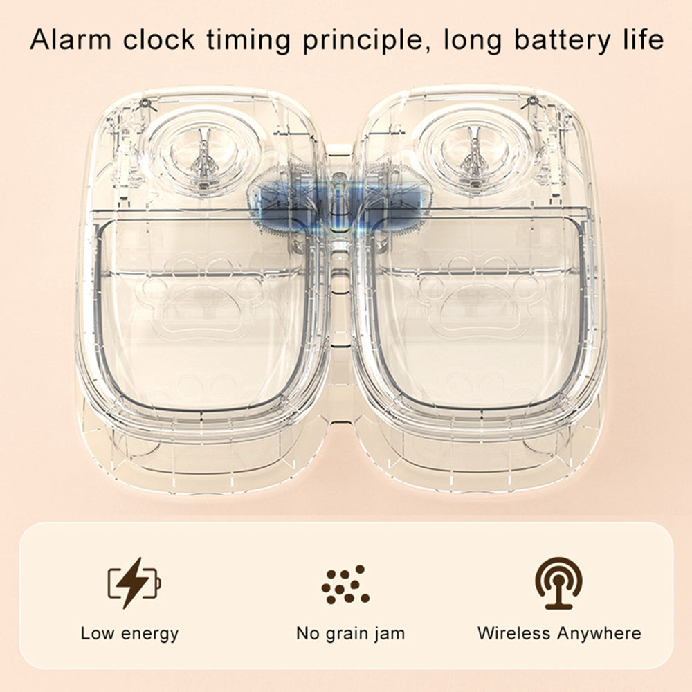Automatic Smart Pet Feeder With Timer and Stainless Bowl