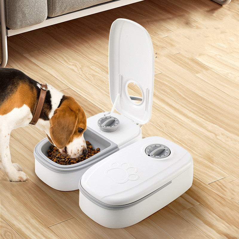 Automatic Smart Pet Feeder With Timer and Stainless Bowl